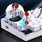 NACODEX x LinkMejor NK68 Wired Mechanical Keyboard 68 Keys RGB Hot Swappable Red Switch Gaming Keyboard