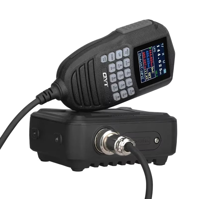 LinkMejor KT-WP12 Mini Dual Band Mobile Radio 25W High Power 200 Channels 136-174MHz 400-470MHz VHF UHF Long Range Car Two Way Radio Transceiver