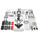 LinkMejor FS-B400 14cc Four-Stroke Horizontally Opposed Four-Cylinder Nitro Engine Assembly Kit Physics Experiment Science Education Toys