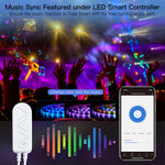 MOES Tuya WiFi Smart LED Strip Light RGB5050 16 Million Colors Music Sync Dimmable Timer Function Voice Control with Alexa Google Assistant