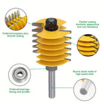 LinkMejor Carbide Finger Joint Router Bit 1/2 Inch / 8MM / 12MM Shank Rust Resistant Woodworking Tool for Precise Milling Compatible with Chainsaw