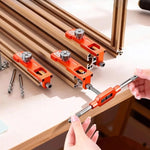 Drilling Jig for 20 30 40 Series Aluminum Profiles Quick Positioning Tapping Locator 6061 Anodized Alloy