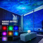 LinkMejor Astronaut Galaxy Projector Lamp 360° Rotating Starry Sky Light with 7 Nebula Effects Remote Control