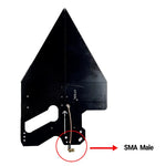 HT8 Logarithmic Periodic Antenna 0.6-10GHz Direction Finding Antenna for Spectrum Analyzer Signal Analysis Positioning EMC