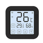 MOES Tuya Smart WiFi IR Thermostat Controller LCD Touch Screen Wireless Remote Temp & Humidity Sensor Work with Alexa Google Home