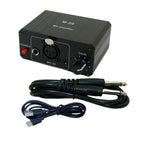 High Gain 48V Microphone Preamp Low Noise XLR Output Balanced Amplifier Compact Design for Dynamic and Condenser Mic Professional Audio