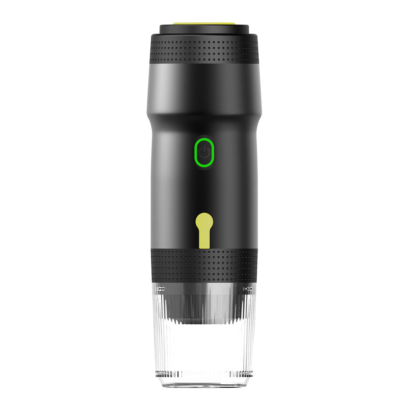 Comfook Portable Capsule Coffee Machine One-Touch Espresso Machine Cold & Hot Brew Rechargeable 7500mAh Battery Supports Capsules & Powder
