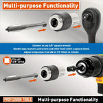 2PCS Adjustable Jaw Tap Set 3/8" Drive Premium Steel Fits Taps Reamers High-Quality Versatile Tool