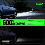 LinkMejor A700-F11 2PCS 20000LM Car Headlight LED Bulbs 70W 6500K White Light Mini Size IP68 Waterproof For Car Headlight Modification