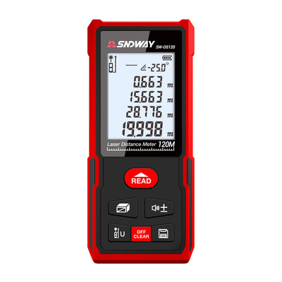 LinkMejor SW 120m 100m 70m 50m Laser Distance Meter Digital Rangefinder Electronic Level with Angle Sensor Backlight Waterproof