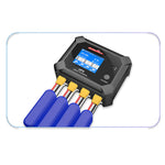 LinkMejor UP9 AC 100W DC 200W 5A*4 4 Ports LCD Battery Balance Charger Discharger