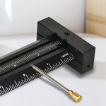 Metric Inch T Shape Marking Gauge Double Line Aluminum Ruler 6 14 inch High Precision Scribing Tool