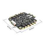 30.5mm*30.5mm LinkMejor E70 G2 2-8S 70A BLHeli_32/AM32 Firmware 128K 4in1 ESC for Racing Freestyle FPV Drone