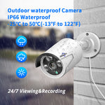 LinkMejor HB615 H.265 5MP Security IP Camera POE ONVIF Outdoor Waterproof IP66 CCTV P2P Video Camera