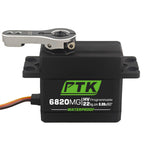 LinkMejor 6820 MG 20kg High Torque 180° Stainless Steel Gear Metal Digital Waterproof RC Servo for Robot Fixed Wing Car and Aircraft Model