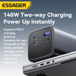 LinkMejor F3011 140W 99.9Wh 27000mAh Power Bank Smart Digital Display External Battery Power Supply with 1 Input & 3 Outputs Support PD3.1/3.0 QC2.0/3.0/4.0 AFC SCP FCP PPS Fast Charging for iPhone 17 17Pro Max 16 15 14 for Samsung Galaxy W26