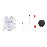Electronic DIY Weevil Eye LED Light Kit Multiple Color Easy Assembly Student Experiment DIY Light Module Kit for Soldering