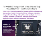 LinkMejor XY-AP2202 TPA3251 HiFi Digital Power Amplifier Board Subwoofer Theater Audio Stereo Amp Board 2*220W Bridging 350W