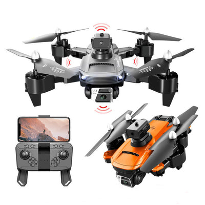 LinkMejor S99 MAX WiFi FPV with HD ESC Dual Camera 360° Infrared Obstacle Avoidance Optical Flow Positioning LED Bright Lights Brushless Foldable RC Drone Quadcopter RTF