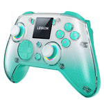 LinkMejor Y7 Tri-mode Wireless Gaming Controller with Hall Joysticks and Triggers 1.44 Inch Interactive Screen 4 Programmable Back Buttons Six-Axis Ergonomics Design for PC Switch iOS Android
