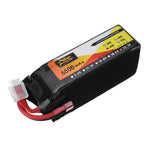 LinkMejor Power 22.2V 6500mAh 60C 6S LiPo Battery T Plug for RC Car