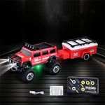 LinkMejor HG4-221/222 RTR 1/64 2.4G Mini RC Car Alloy Shell Hummer Off-Road Climbing Truck Support App Remote Controlled LED Light Simulated Vehicle Three Speed Cruise Control Desktop Toys Model Collection Gift For Boys