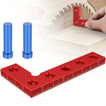 Small Square Center Finder Tool Compact 50x100mm Aluminum Alloy Mini Square Ruler Precise 90° Marking Center Finder
