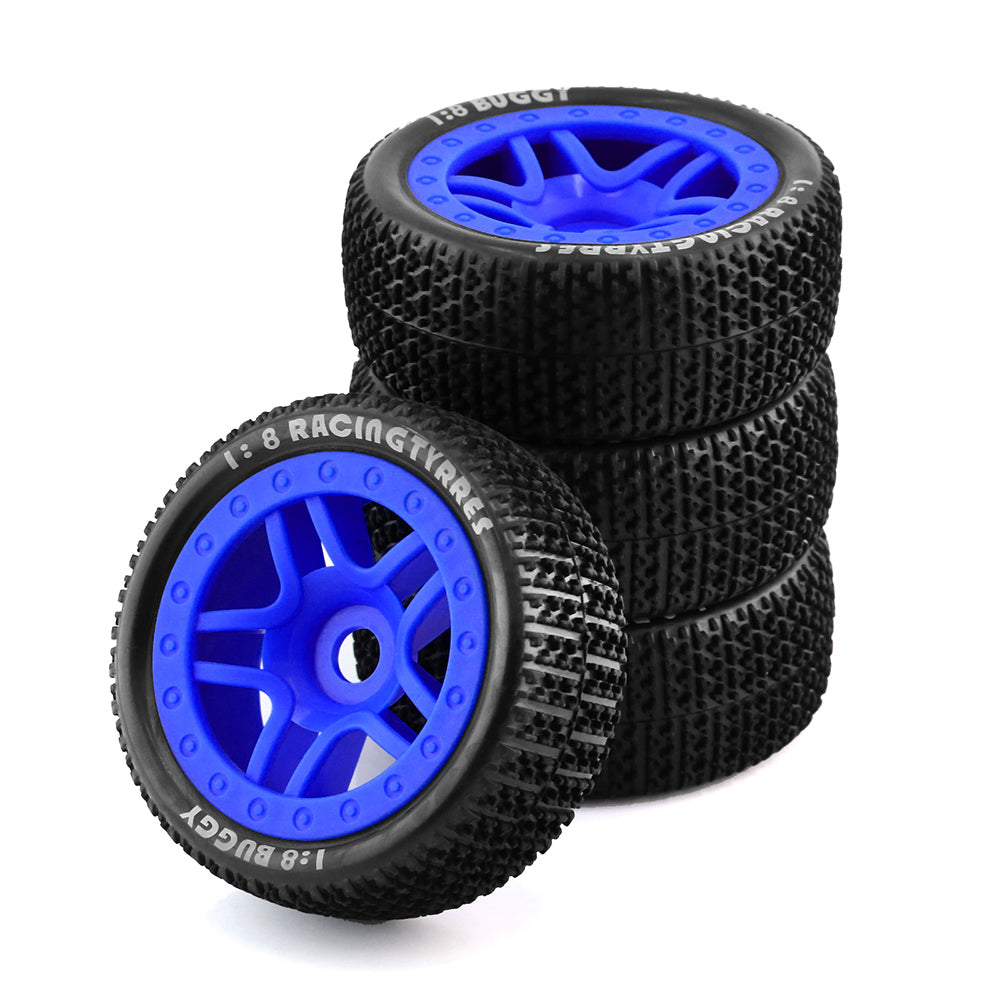 4PCS Off Road Tires Wheel 17mm Hex Hubs for 1/8 RC Racing Car ARRMA Maxx Sledge HPI HSP Kyosho ZD RC Car Parts