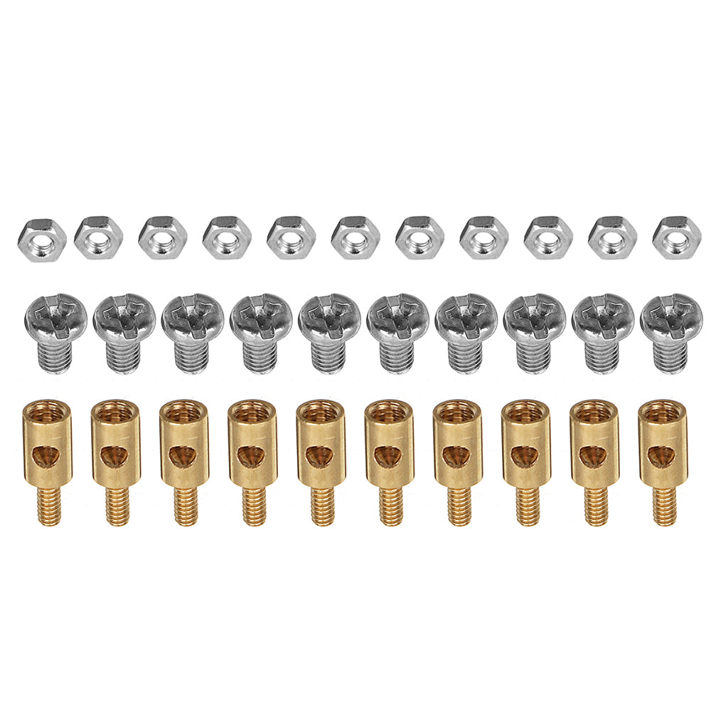 50PCS 2.1mm Adjustable Pushrod Connectors Linkage Stoppers For RC Airplane