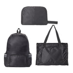 IPRee 2 In 1 Lightweight Long-lasting Travel Backpack Water Resistant Packable Backpack Handbags Shoulder Bag For Hiking Camping Beach