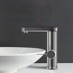 3400W Instant Water Heater Faucet 220V/50Hz 304 Stainless Steel,Temperature Display,Three-Gear adjustment, IPX4 Waterproof,EU Plug