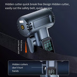 150 PSI Portable Car Inflator Pump Cordless Car Air Pump Electric High Pressure Tire Inflator Built-in Pressure Gauge