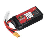 LinkMejor Power 3S 11.1V 700mAh 75C 7.77Wh LiPo Battery XT30 Plug for RC Helicopter Aiplane FPV Racing Drone