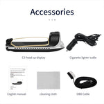 Portable HD Head-Up Display Car OBD Speed Navigation Projector Car Display Screen Car OBD Speed Navigation Projector No Ghosting cAR Head-Up Display