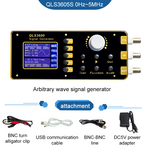 QLS3600S Signal Generator 0-30MHz High Stability Multiple Waveforms USB Interface Frequency Sweep VCO Burst DC 5V Power Amplitude Control