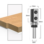 Carbide CNC Router Bit  Dual-Blade Woodworking Milling Cutter for Precision Cuts High-End Durable Design