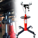 [USA Direct] 2 Stage Load 1600LBS/0.75T Transmission Jack Truck Jack 360° Swivel Wheels With 2 Spring Brakes