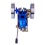 LinkMejor Mini Four Stroke Gasoline Engine Internal Combustion Engine Model with Wooden Base Physics Experiment Science Discovery Production Invention Gift Collection Toys