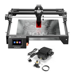 [EU/US Direct] LONGER RAY5 10W Laser Engraver Newly Upgraded Version 24000mm/min Engraving Speed 0.06x0.06mm Laser Spot 3.5 inch Touch Screen 400x400mm Working Area +10W Laser Engraver Air Assist Kits