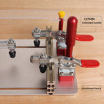 Router Table Coping Sled Rail Coping Sled with Clamps for Precise Front Joint Cutting of Cabinet Doors and Drawer