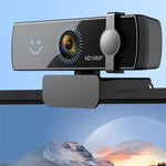 CW100 Webcam 1080P Full HD Windows Hello Facial Recognition USB Computer Cam Noise Cancelling Microphone Plug and Play for Video Calling Conference