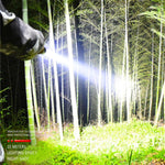 BIKIGHT XHP50 1800lm Powerful Long Range Zoomable Flashlight Kit with 18650 Li-ion Battery USB Rechargeable & Power Display Mini Torch Focus Adjustable Tactical Light
