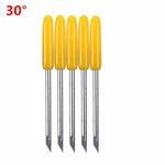5pcs 30/45/60 Degree Engraving Machine Blades Cutter for CB09 Vinyl Cutter Plotter