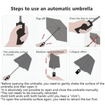 8-Rib Travel Umbrella Windproof Automatic Open and Close Multicolor Portable Rain Sun Protection for All Weather Conditions