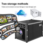 W05 Wireless WiFi Camera 1080P HD Night Vision 130° Wide Angle AI Motion Infrared Invisible 800mAh Battery Long Life WiFi Action Camera