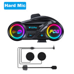 Y13Pro Motorcycle Helmet Bluetooth Headset Intercom Distance 500M Stereo Fm Radio Mixing Music Sharing