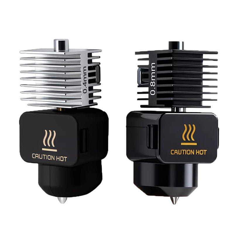 Upgraded Hotend Assembly for Bambu Lab A1 A1 Mini H2D Hardened Steel Nozzle High Flow Clog Resistant Wear Resistant 3D Printer Hotend 0.2/0.4/0.6/0.8mm