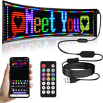 LinkMejor Car sign, programmable LinkMejor sign, Flexible Matrix panel by Bluetooth APP, Bright scrolling LinkMejor sign, LinkMejor Display and Sign board for store, shop, bar and business areas