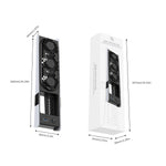 LinkMejor LinkMejor-P5228 for PS5 Pro/PS5 Slim Console Rear Cooling Fan with RGB Light Intelligent Temperature Control Dissipation Fan