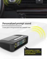 T11 Voice Alarm Tire Pressure Monitor Tire Pressure Monitoring System Universal Digital Tire Pressure Car Exterior And Interior Monitoring System Tire Pressure Gauge Tire Pressure Sensor TPMS